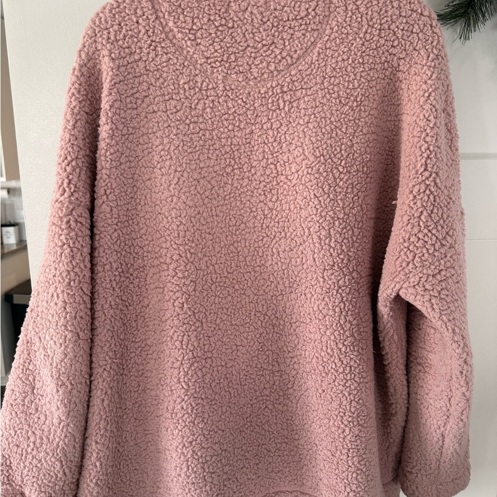 Universal Thread Blush Teddy Jacket - image 2